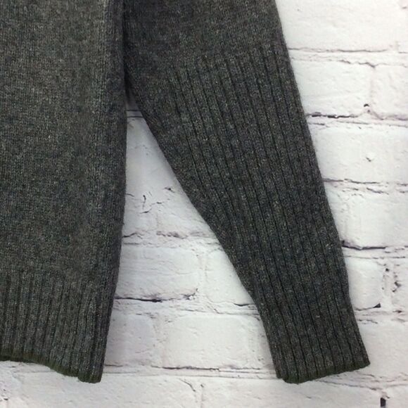 Eddie Bauer Sweater Men S 1/4 Zip Wool Blend Pullover Outdoor Rugged Camp Green - Picture 8 of 10